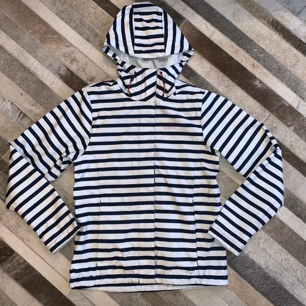 Helly Hansen Striped Waterproof Shell Jacket